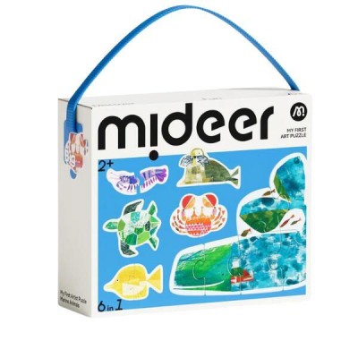 Mideer Первый пазл “Морские животные”, 6 в 1