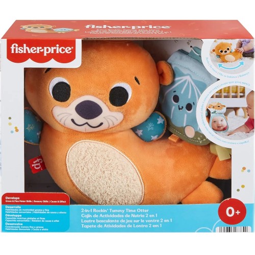 Fisher-Price Развивающая игрушка "Выдра с книжкой"