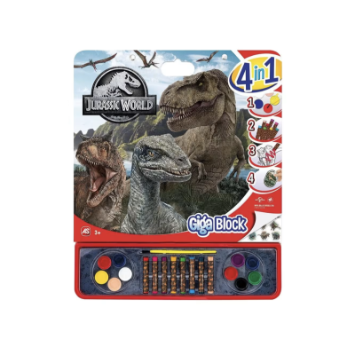 Giga Block: Творческий набор 4 в 1 "Jurassic World"