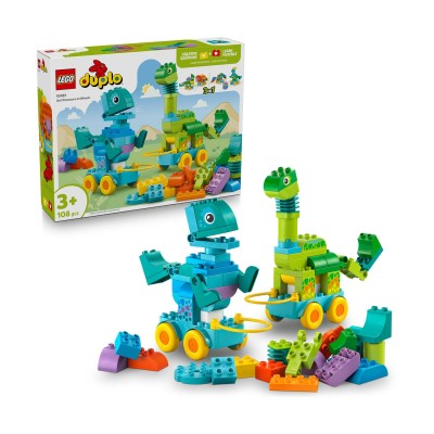 LEGO Duplo: Dinozauri pe roți 3în1
