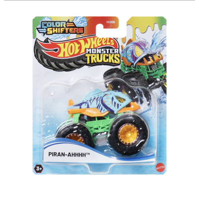 Hot Wheels Monster Trucks Schimbarea culorii - Piran-Ahhhh