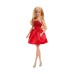 Barbie: Păpușa in rochie roșie ''80 ani Mattel''