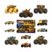 Hot Wheels Monster Trucks: Set de 12 vehicule ''Bigfoot Trophy Champions”