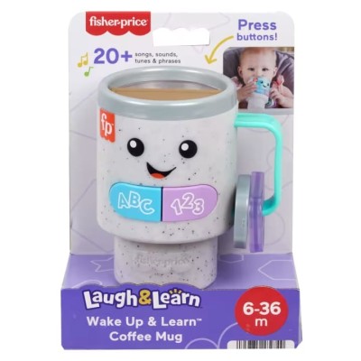 Fisher-Price :Cana de cafea "Trezește-te și învață" Fisher-Price :Cana de cafea "Trezește-te și învață"