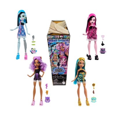 Monster High: Set de joc ''Secretele îngropate'' Păpuși misterioase