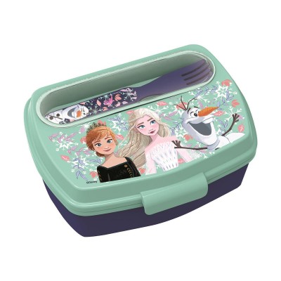 Stor: Cutie de prânz cu tacâmuri "Frozen" Stor: Cutie de prânz cu tacâmuri "Frozen"