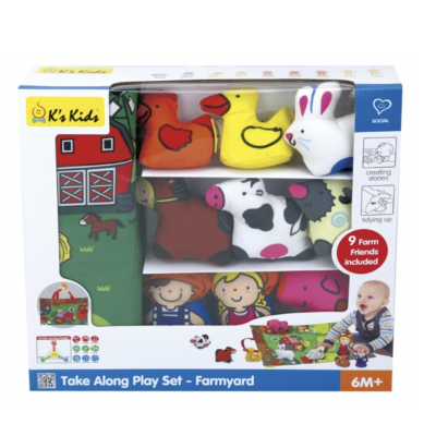 K’s KIDS Игровой набор "Коврик с домашними животными"