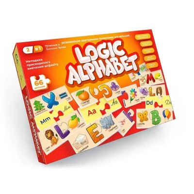 Настольная игра "Логическая Азбука" (англ/рус)