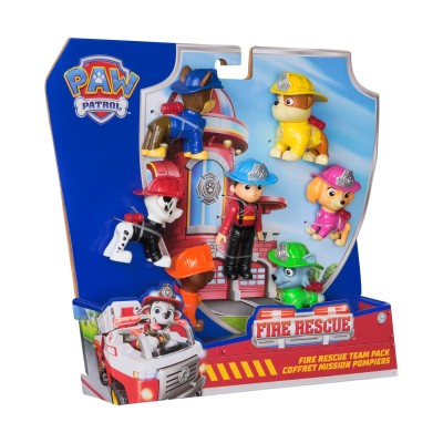 Paw Patrol: Figurine - Echipa de pompieri