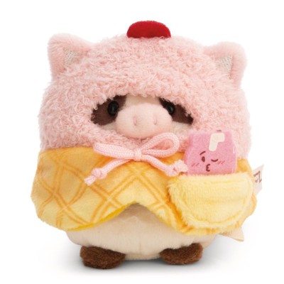 NICI Мягкая игрушка "Корова Муна в костюме мороженого'', 8 см