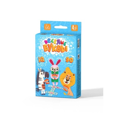 Настольная игра "Весёлые буквы"