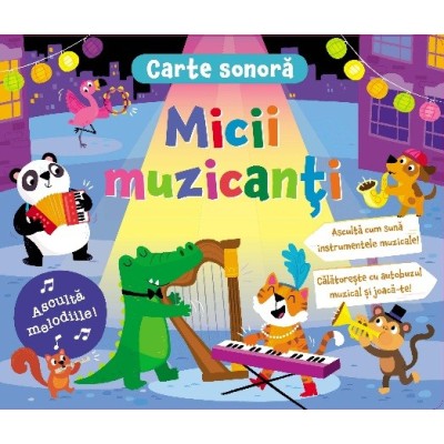 Музыкальная книга "Маленькие музыканты" (рум.)