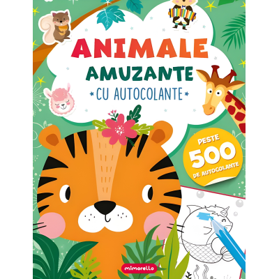 Расскраска с наклейками "Смешные звурюшки"