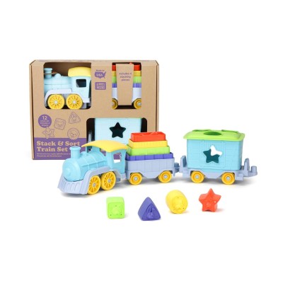Green Toys: Tren - sortator Green Toys: Tren - sortator
