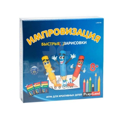 PlayLand Настольная игра “Импровизация, быстрые зарисовки” (RU)