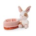 Nici: Мягкая игрушка "Спящий зайчик в корзинке", 12 см