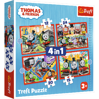 Trefl: Пазл "Томас и его Друзья" 4 в 1