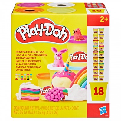 Play-Doh: Набор пластилина, 18 баночек