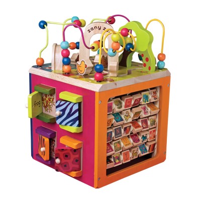 B.Toys Jucărie educațională "Cub din lemn"