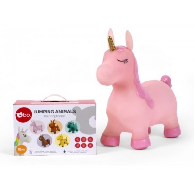 bo. Игрушка-прыгунок "Розовый Единорог"