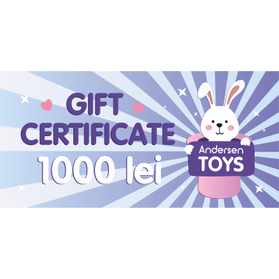 Подарочный сертификат в магазин игрушек 1000 MDL