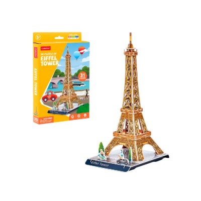 CubicFun 3D puzzle “Turnul Eiffel”, 31 elemente