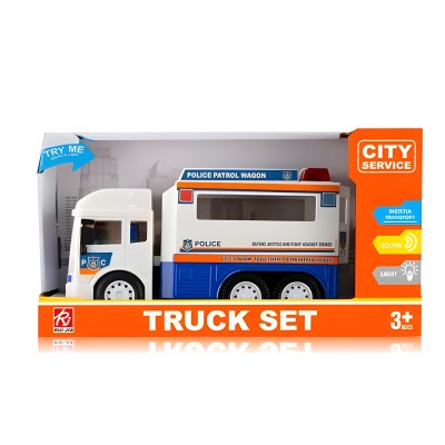 Masina de politie cu inertie 1:14(lumini,sunet)