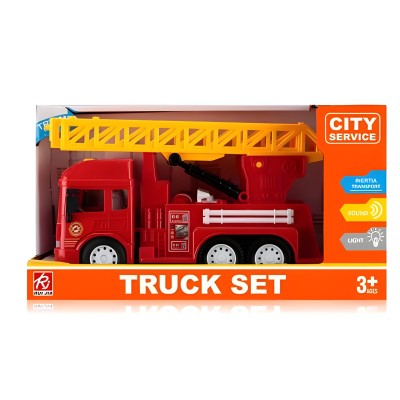 Masina de pompieri cu inertie 1:14(lumini,sunet)