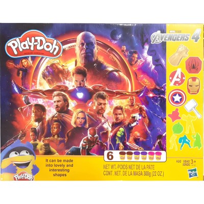 Play-Doh Набор пластилина с аксессуарами "Marvel"