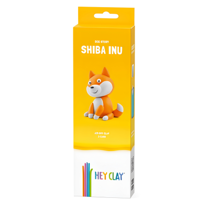 Набор воздушного пластилина ''Shiba Inu'' 3 контейнера