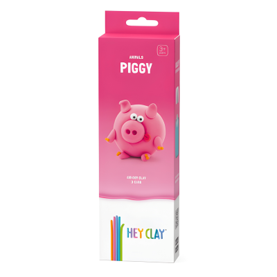 Набор воздушного пластилина ''Piggy'' 3 контейнера