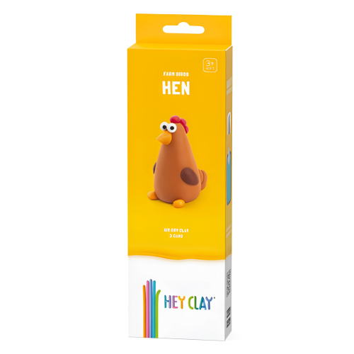 Набор воздушного пластилина ''Hen'' 3 контейнера