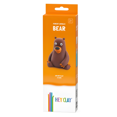 Набор воздушного пластилина ''Bear'' 3 контейнера