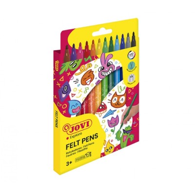 Jovi Набор фломастеров (12 шт.) широкие