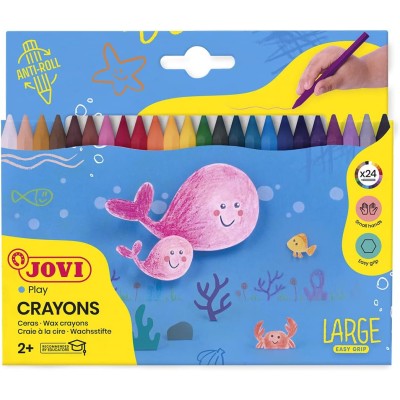 Jovi Восковые шестигранные мелки (24 шт.)