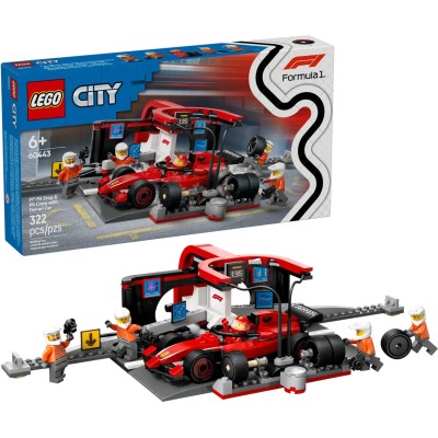 LEGO City: Команда Формулы 1 с автомобилем Ferrari