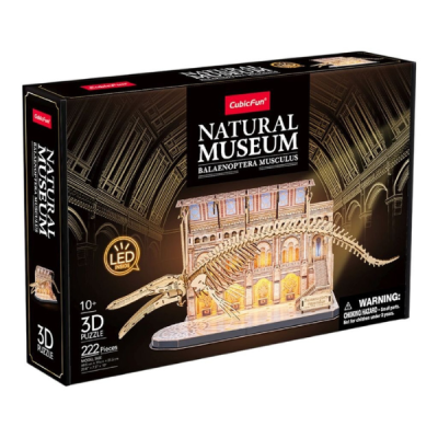 3D Пазл ''Голубой кит'' с LED-подсветкой, 222 детали