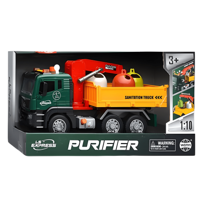 Wenyi Утилитарный грузовик с трением, свет и звук, 1:10