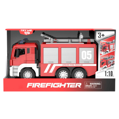 Wenyi Пожарная машина с инерцией, свет и звук, 1:10