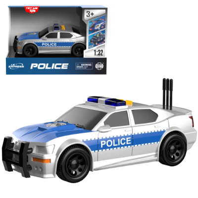 Wenyi Полицейский автомобиль B с трением, свет и звук, 1:32