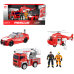 Wenyi Набор пожарных машин с трением, свет и звук, 1:20