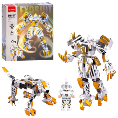 Sluban Конструктор ''Робот-Тигр'' 2 в 1, 247 деталей