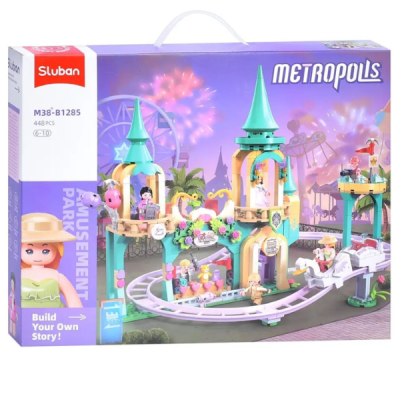 Sluban Конструктор ''Парк аттракционов'', 448 деталей