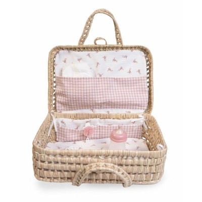 Antonio Juan: Плетеный чемодан с кукольными принадлежностями