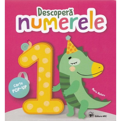 Книга ''Узнаем числа. Pop-Up'' (рум.)