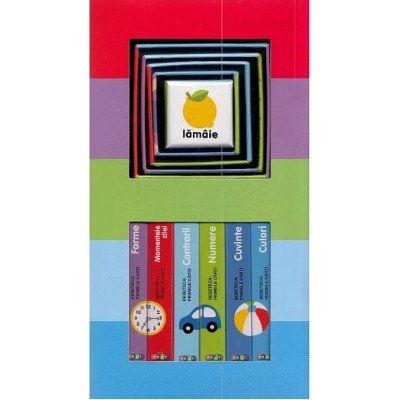 Обучающий набор из 6 книг и 6 кубиков (рум.)