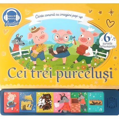 Книга ''Три поросёнка'' (рум.)