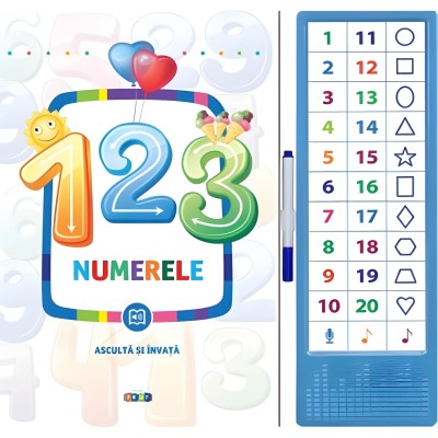 Книга ''Цифры 123'' (рум.)