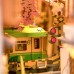 Robotime Constructor din lemn "Sakura - Densya"