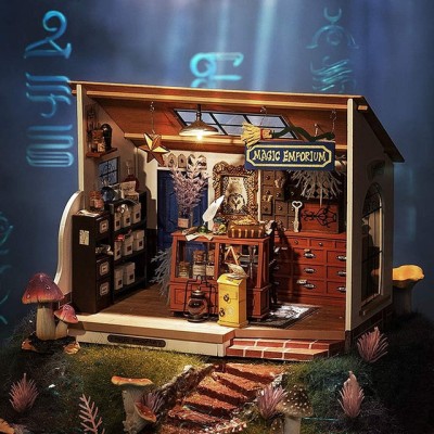 Robotime Constructor din lemn "Emporiumul magic al lui Kiki"